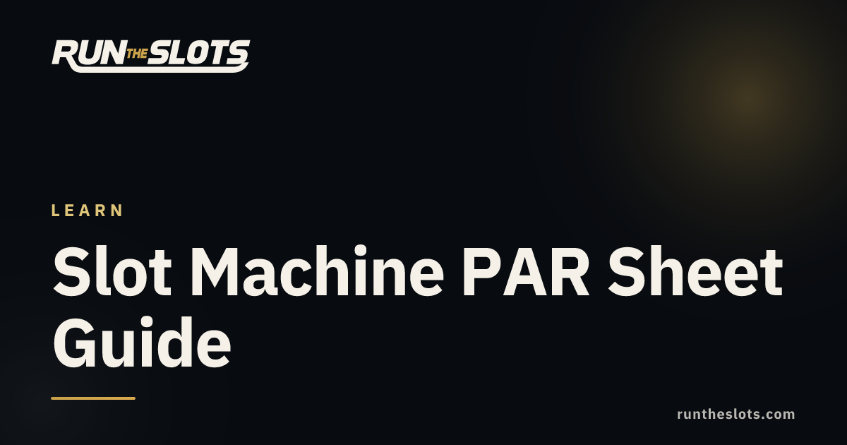Slot Machine PAR Sheet Guide — What They Are & How AP Players Use Them ...