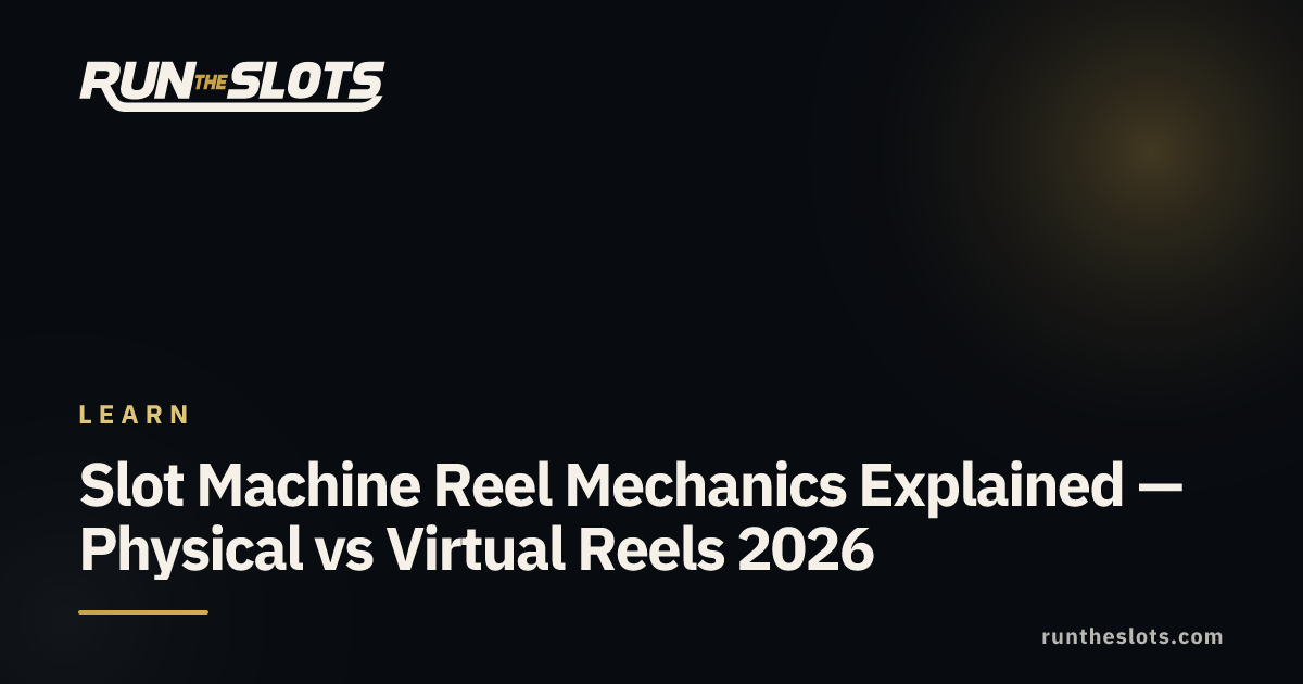 Slot Machine Reel Mechanics Explained — Physical vs Virtual Reels 2026 ...