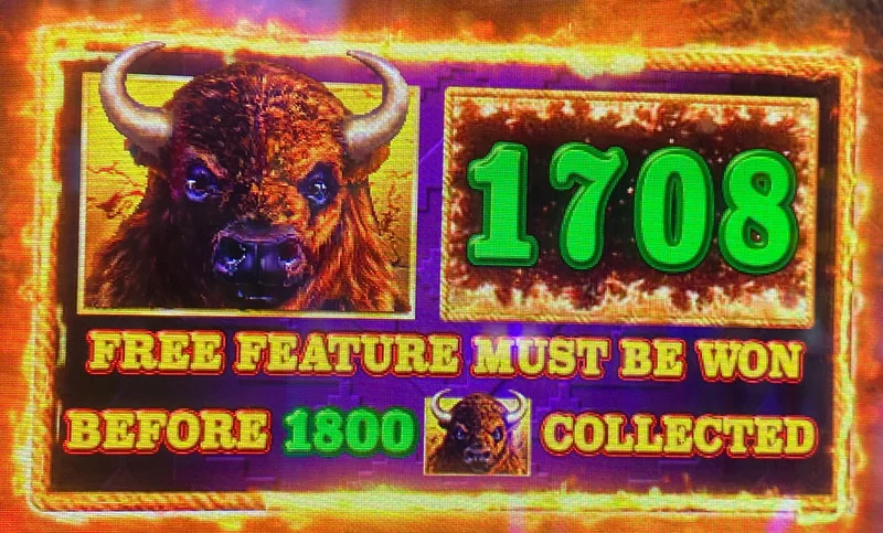 The free feature triggers at a random point between 100 and 1800, so it is rare to find the counter this high.