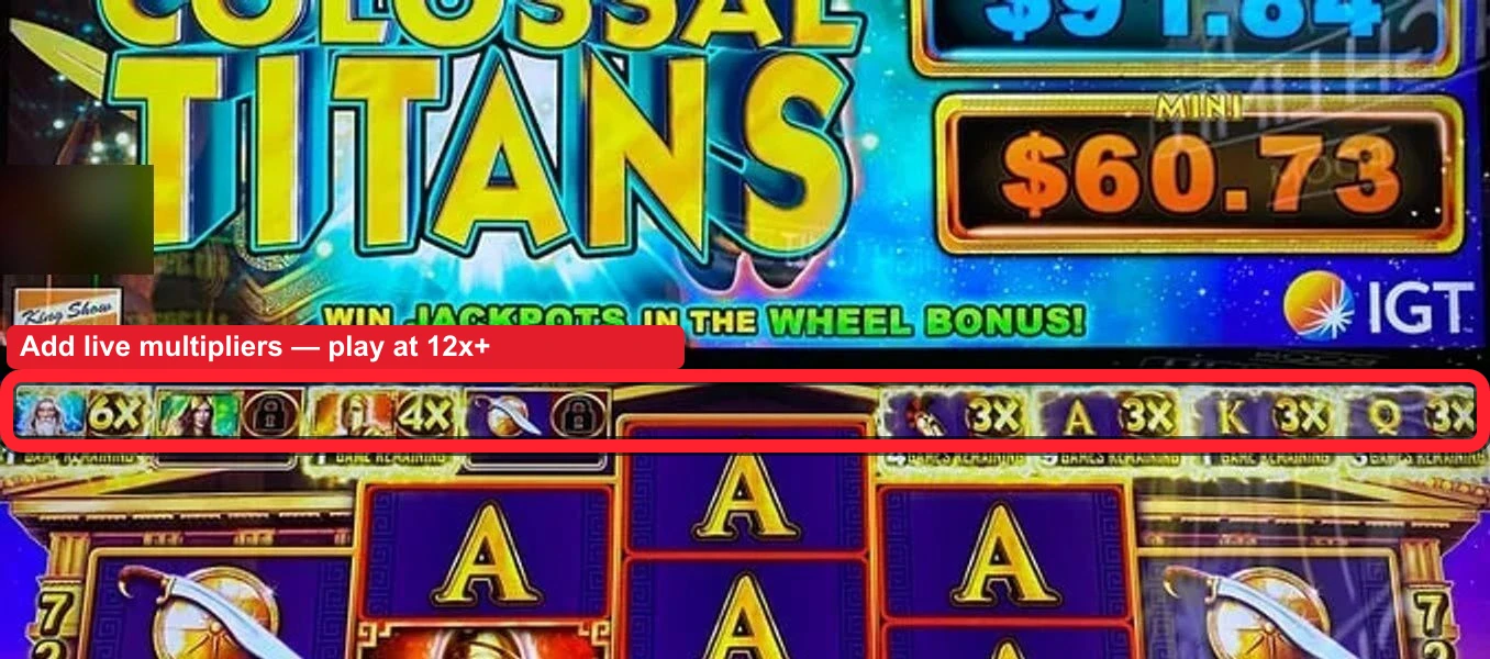 Add up only the multipliers that still have spins remaining; play when that live total is 12x or more.
