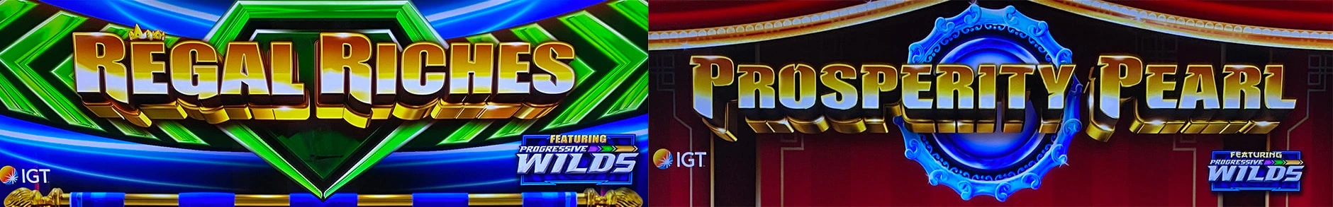 Prosperity Pearl slot machine cabinet on casino floor