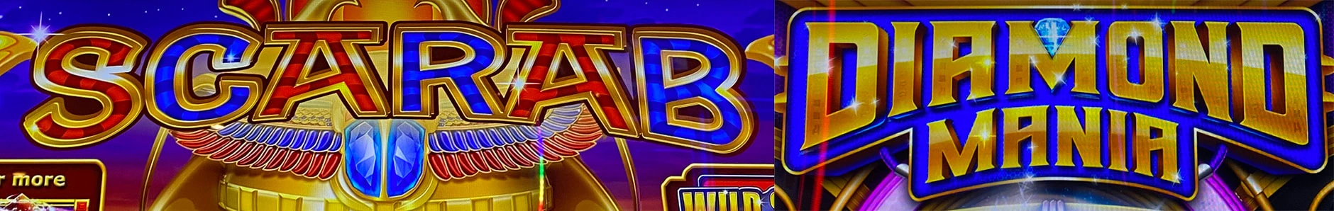 Scarab slot machine cabinet on casino floor