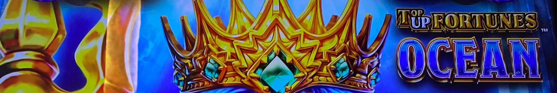 Top Up Fortunes: Flame slot machine cabinet on casino floor